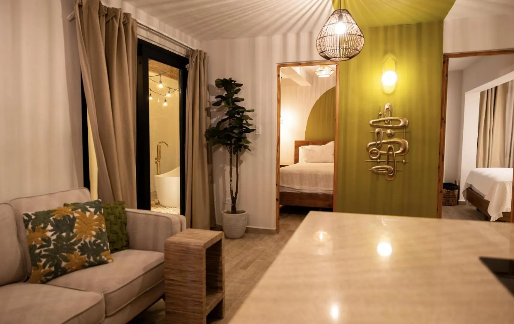 招待所 Family Suites At Ocean Park Beach Club 圣胡安